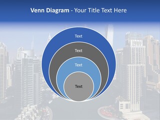 A City Skyline With Boats In The Water PowerPoint Template