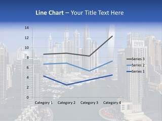 A City Skyline With Boats In The Water PowerPoint Template