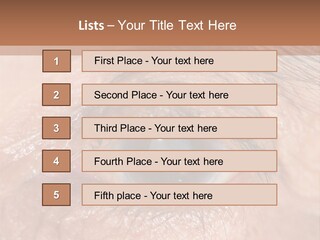 A Close Up Of An Eye With A Brown Background PowerPoint Template