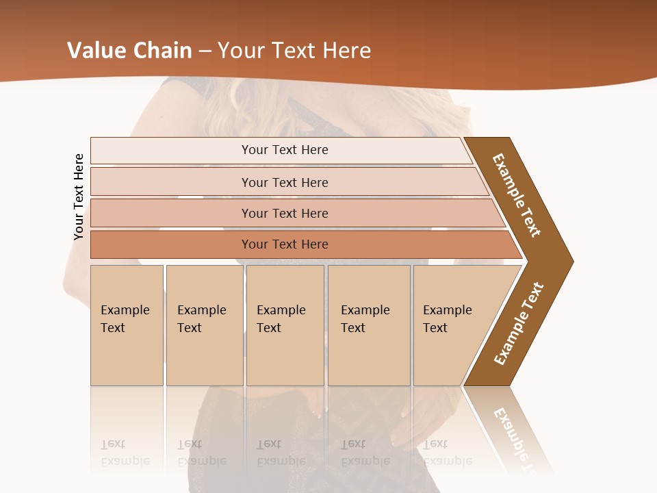 A Woman In A Dress Is Posing For A Picture PowerPoint Template