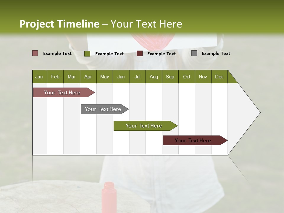 A Girl Holding A Piece Of Paper With A Heart Drawn On It PowerPoint Template