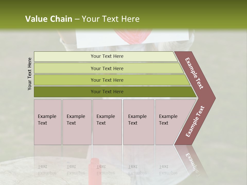 A Girl Holding A Piece Of Paper With A Heart Drawn On It PowerPoint Template