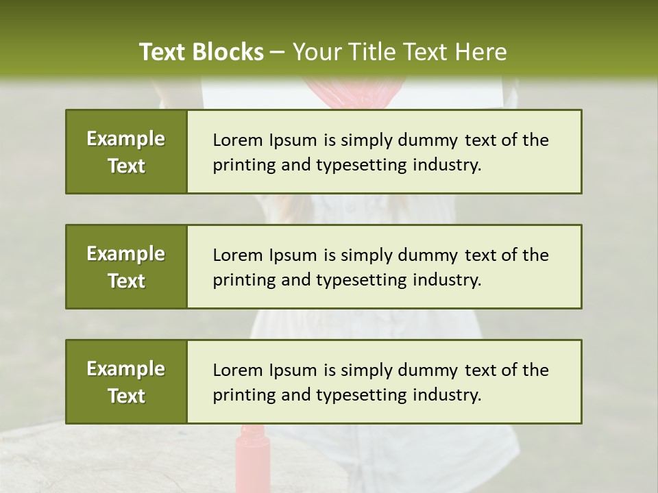 A Girl Holding A Piece Of Paper With A Heart Drawn On It PowerPoint Template