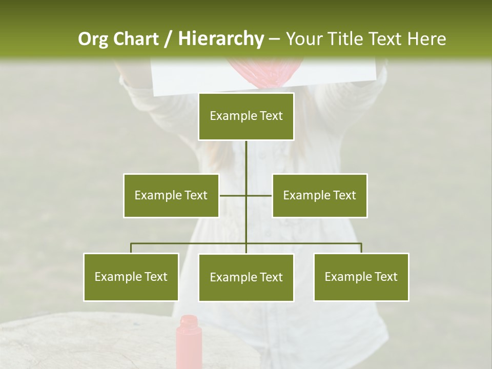 A Girl Holding A Piece Of Paper With A Heart Drawn On It PowerPoint Template