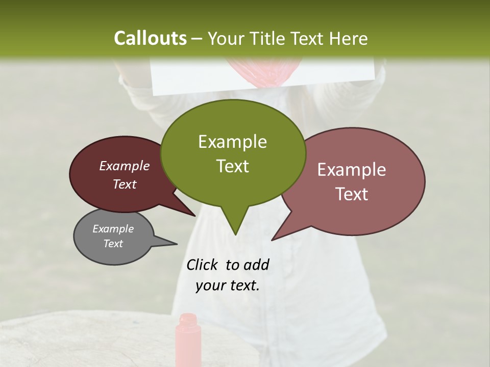 A Girl Holding A Piece Of Paper With A Heart Drawn On It PowerPoint Template