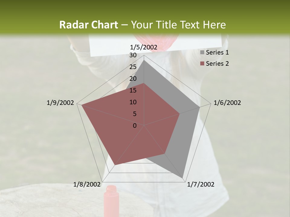 A Girl Holding A Piece Of Paper With A Heart Drawn On It PowerPoint Template
