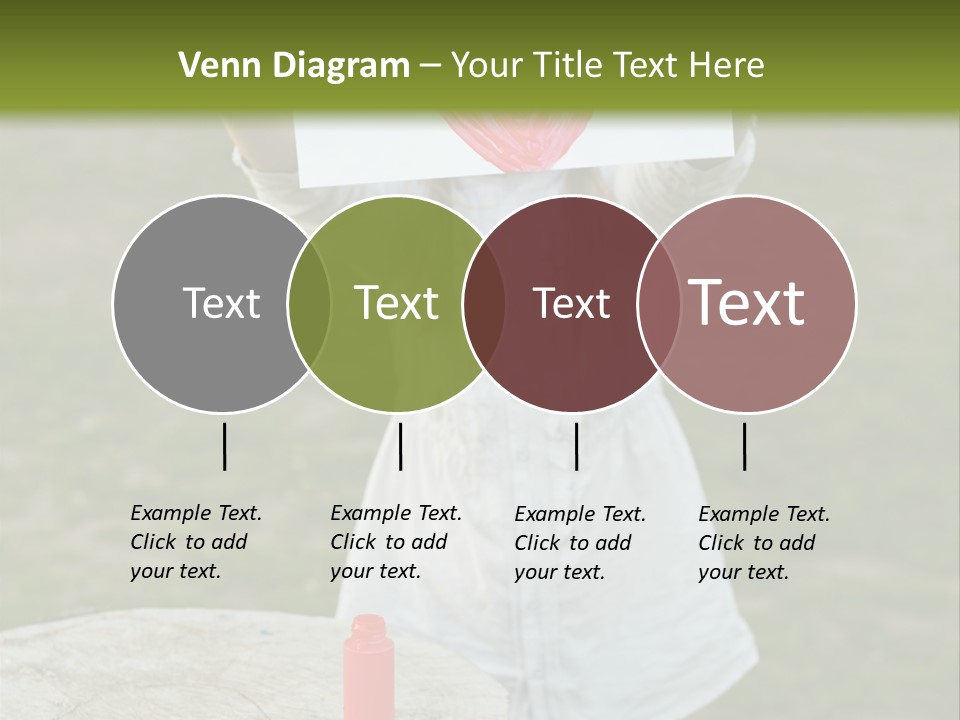 A Girl Holding A Piece Of Paper With A Heart Drawn On It PowerPoint Template