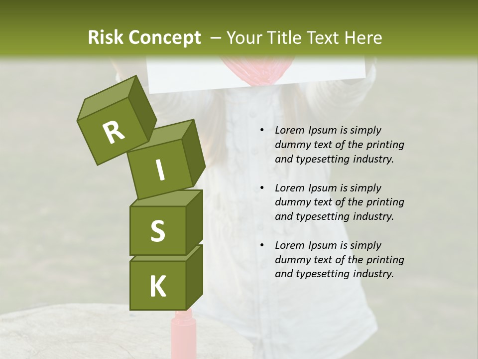 A Girl Holding A Piece Of Paper With A Heart Drawn On It PowerPoint Template