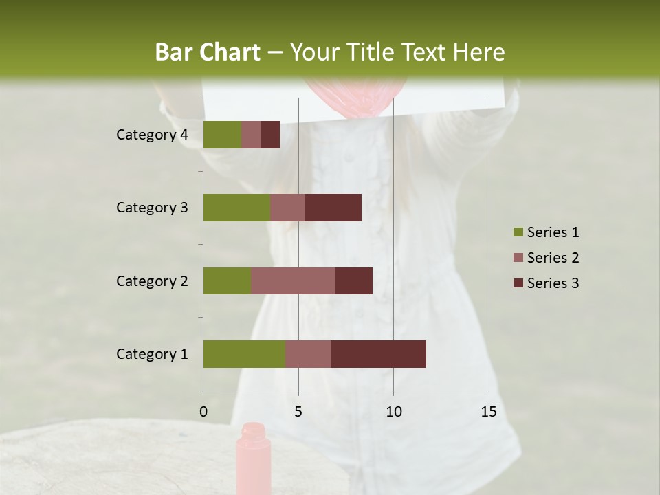 A Girl Holding A Piece Of Paper With A Heart Drawn On It PowerPoint Template