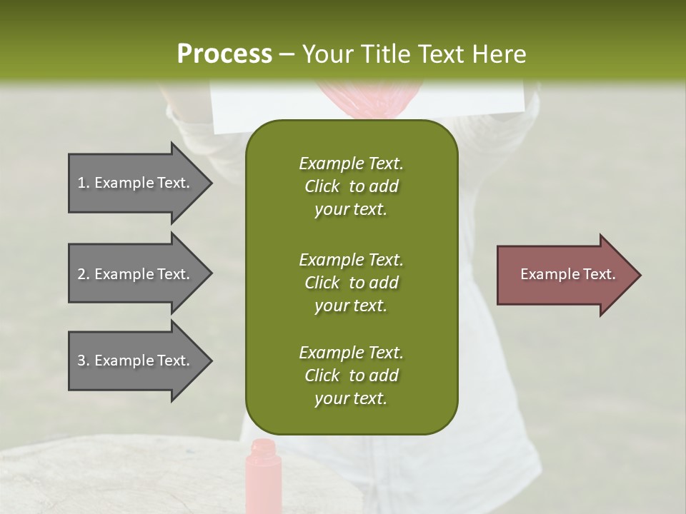 A Girl Holding A Piece Of Paper With A Heart Drawn On It PowerPoint Template