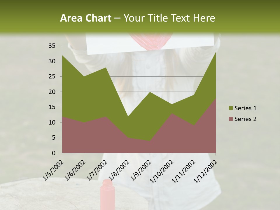 A Girl Holding A Piece Of Paper With A Heart Drawn On It PowerPoint Template
