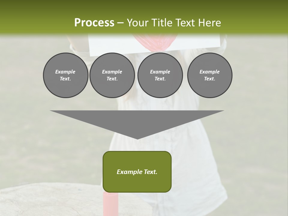 A Girl Holding A Piece Of Paper With A Heart Drawn On It PowerPoint Template