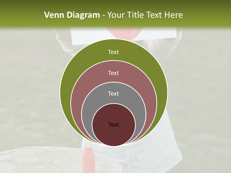 A Girl Holding A Piece Of Paper With A Heart Drawn On It PowerPoint Template