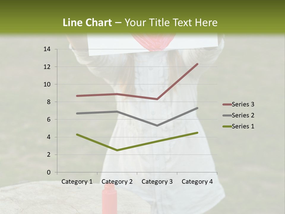 A Girl Holding A Piece Of Paper With A Heart Drawn On It PowerPoint Template