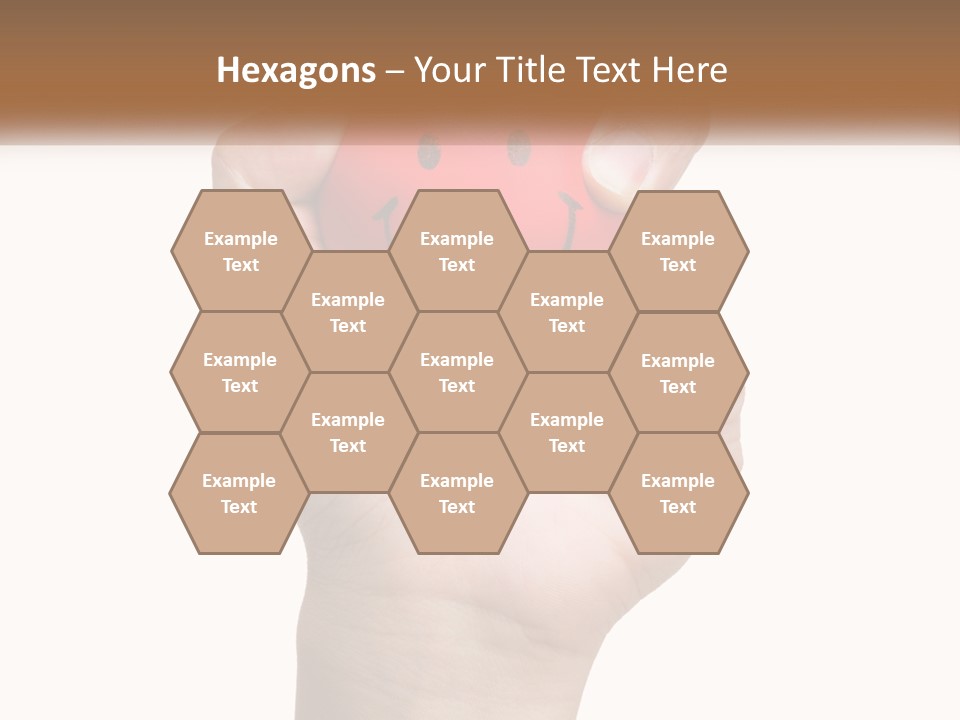 A Person Holding A Red Heart With A Smiley Face On It PowerPoint Template