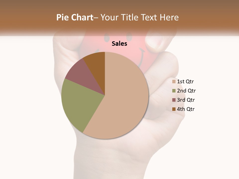 A Person Holding A Red Heart With A Smiley Face On It PowerPoint Template