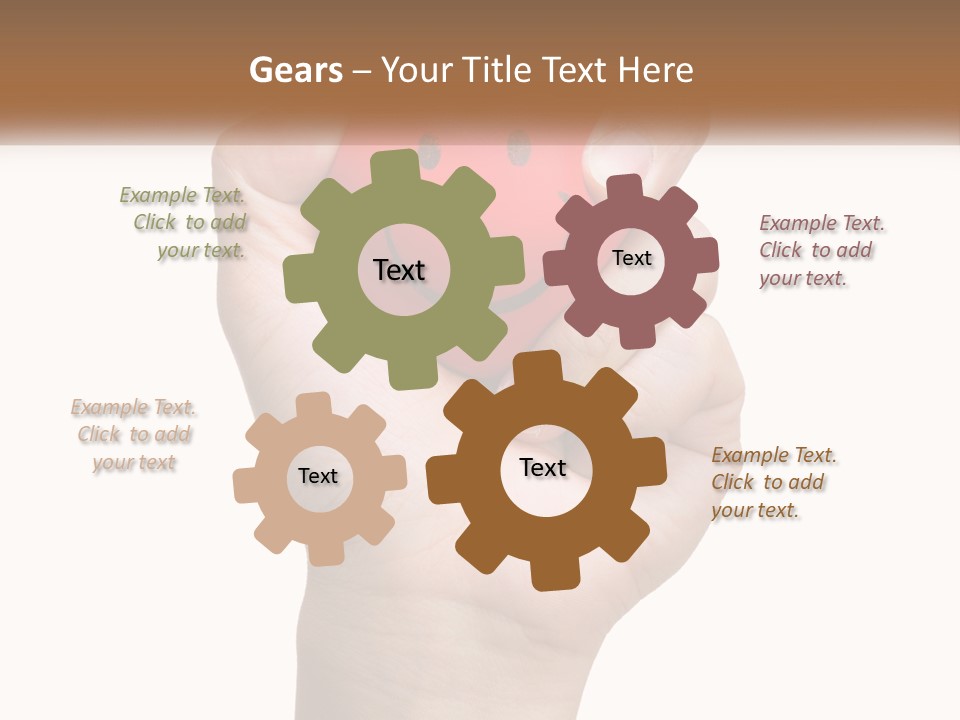 A Person Holding A Red Heart With A Smiley Face On It PowerPoint Template