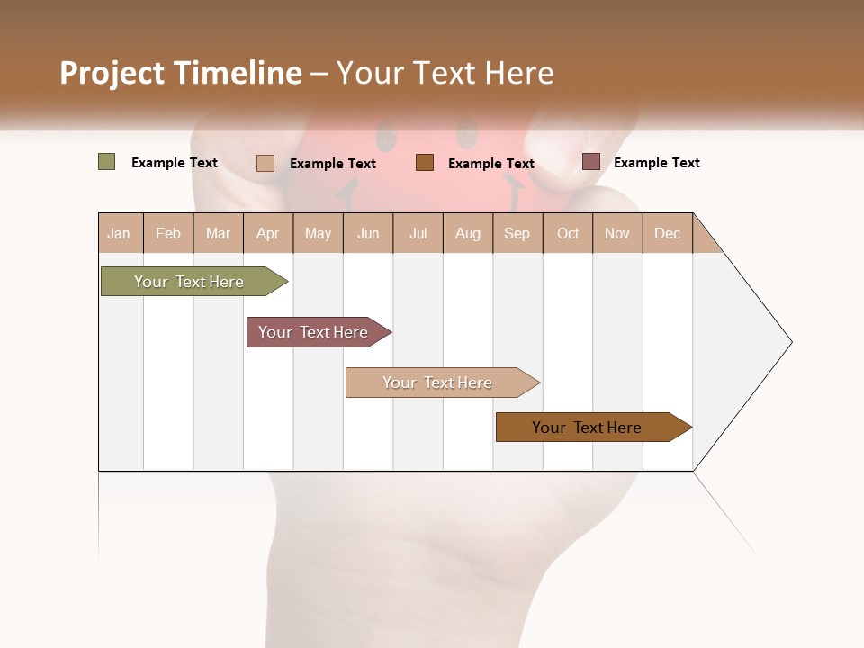 A Person Holding A Red Heart With A Smiley Face On It PowerPoint Template