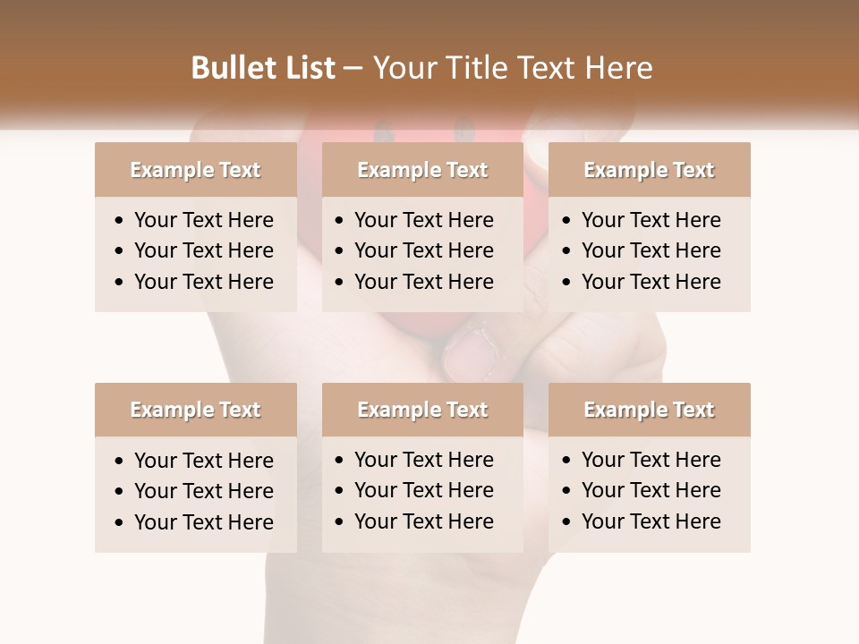 A Person Holding A Red Heart With A Smiley Face On It PowerPoint Template