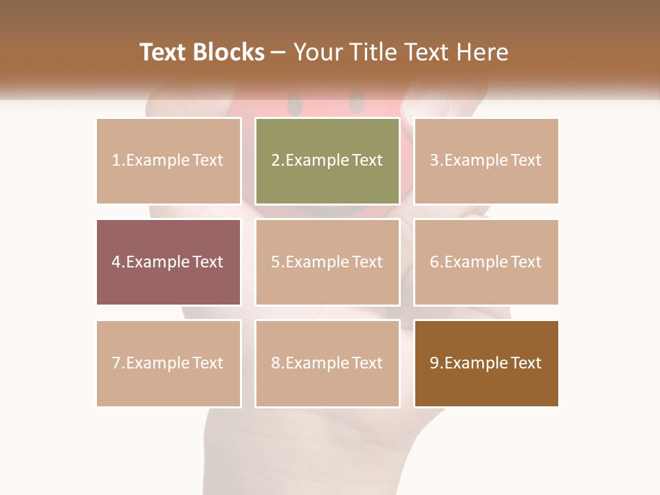 A Person Holding A Red Heart With A Smiley Face On It PowerPoint Template