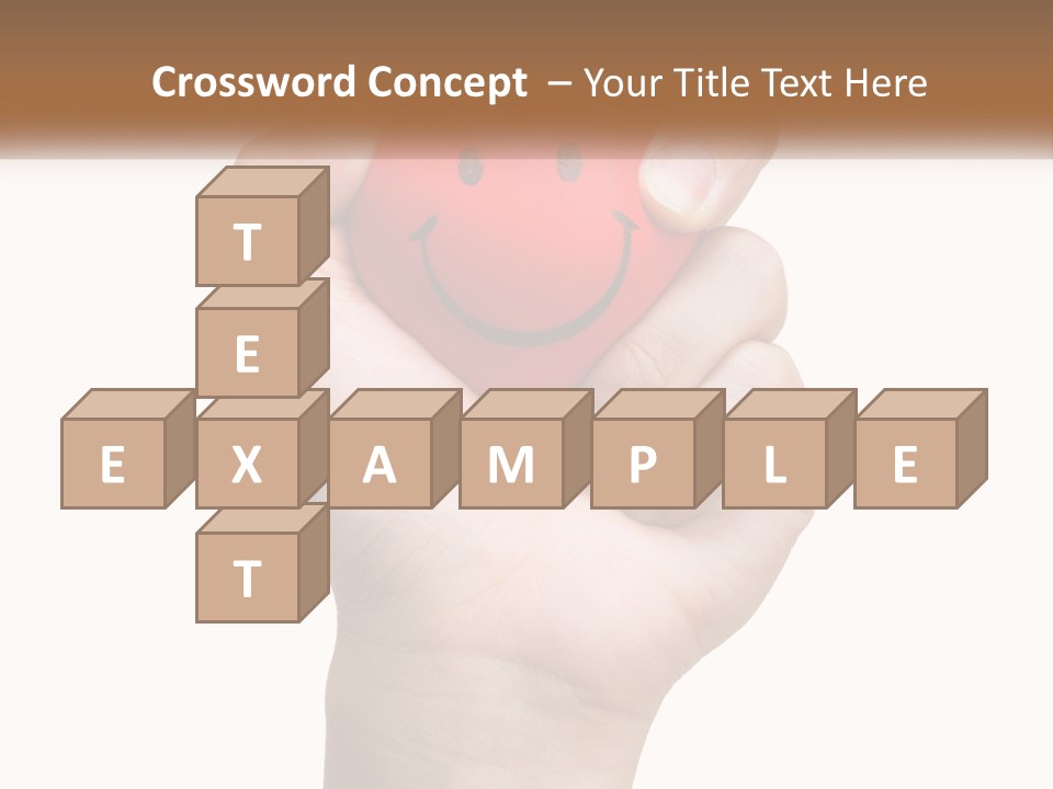 A Person Holding A Red Heart With A Smiley Face On It PowerPoint Template