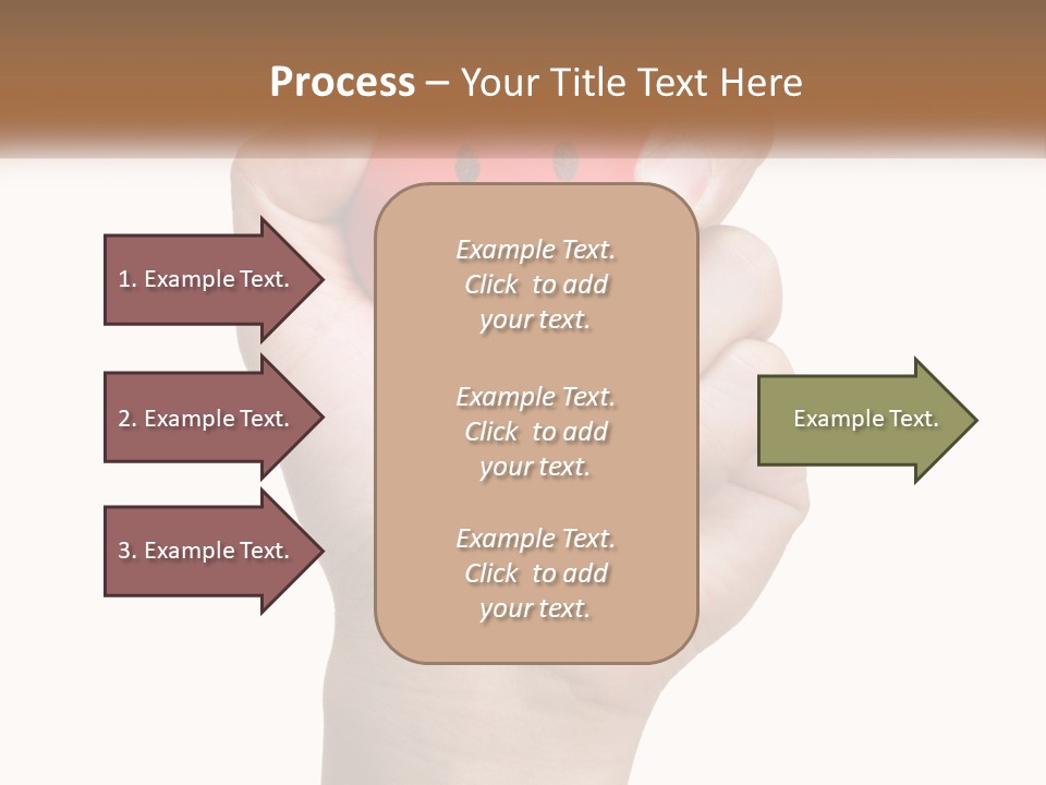 A Person Holding A Red Heart With A Smiley Face On It PowerPoint Template