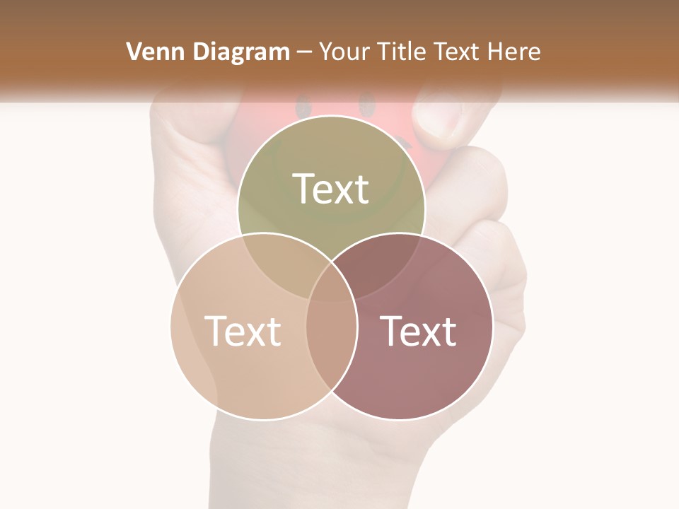 A Person Holding A Red Heart With A Smiley Face On It PowerPoint Template