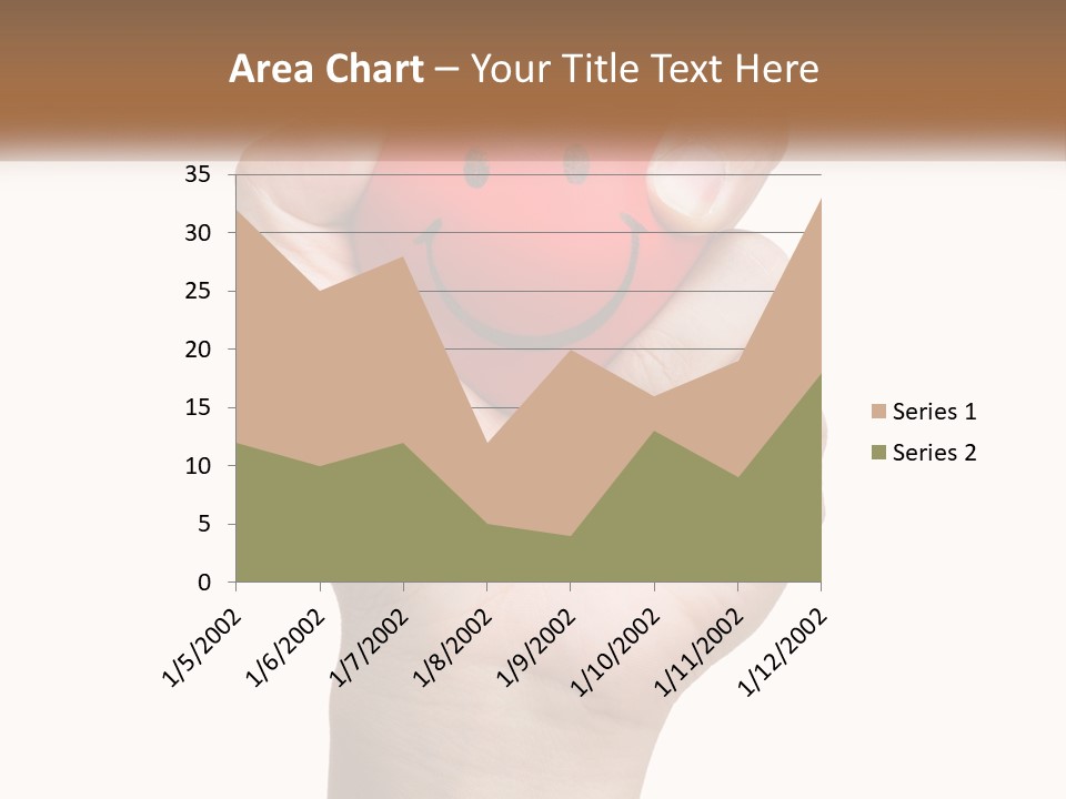 A Person Holding A Red Heart With A Smiley Face On It PowerPoint Template