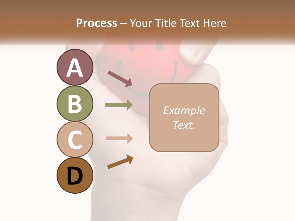 A Person Holding A Red Heart With A Smiley Face On It PowerPoint Template