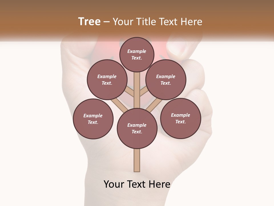 A Person Holding A Red Heart With A Smiley Face On It PowerPoint Template