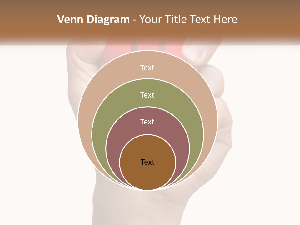 A Person Holding A Red Heart With A Smiley Face On It PowerPoint Template