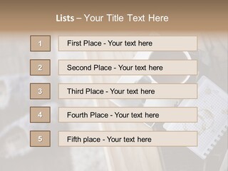 A Cup Of Coffee Sitting On Top Of A Wooden Table PowerPoint Template