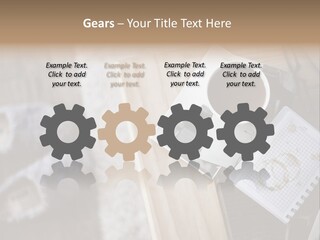 A Cup Of Coffee Sitting On Top Of A Wooden Table PowerPoint Template