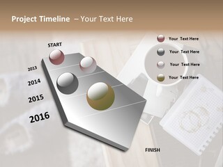A Cup Of Coffee Sitting On Top Of A Wooden Table PowerPoint Template