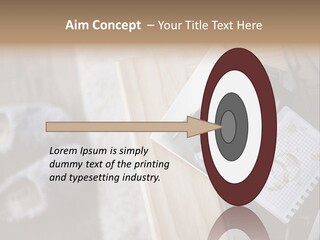 A Cup Of Coffee Sitting On Top Of A Wooden Table PowerPoint Template
