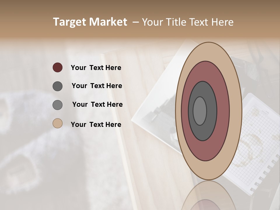 A Cup Of Coffee Sitting On Top Of A Wooden Table PowerPoint Template