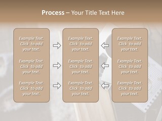 A Cup Of Coffee Sitting On Top Of A Wooden Table PowerPoint Template