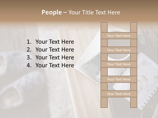 A Cup Of Coffee Sitting On Top Of A Wooden Table PowerPoint Template