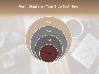 A Cup Of Coffee Sitting On Top Of A Wooden Table PowerPoint Template