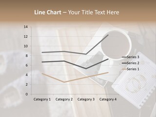A Cup Of Coffee Sitting On Top Of A Wooden Table PowerPoint Template
