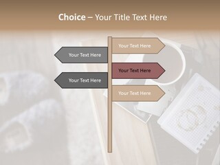 A Cup Of Coffee Sitting On Top Of A Wooden Table PowerPoint Template