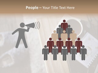 A Cup Of Coffee Sitting On Top Of A Wooden Table PowerPoint Template