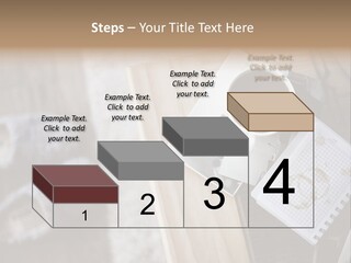 A Cup Of Coffee Sitting On Top Of A Wooden Table PowerPoint Template
