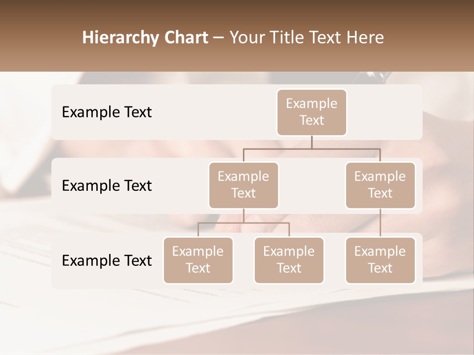 A Person Writing On A Piece Of Paper With A Pen PowerPoint Template