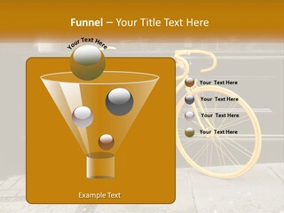 A Yellow Bicycle Parked On The Side Of A Building PowerPoint Template