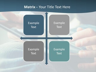 A Person Holding A Cell Phone In Their Hands PowerPoint Template