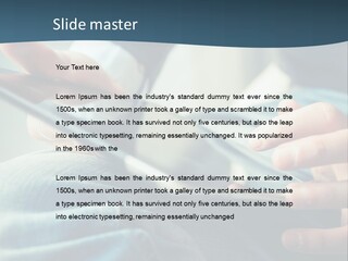 A Person Holding A Cell Phone In Their Hands PowerPoint Template