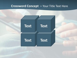 A Person Holding A Cell Phone In Their Hands PowerPoint Template