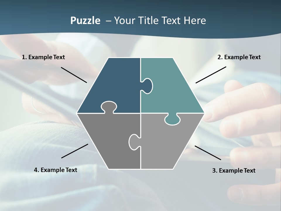 A Person Holding A Cell Phone In Their Hands PowerPoint Template