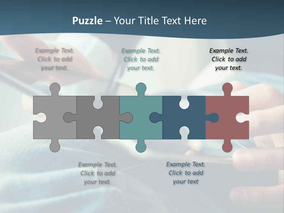 A Person Holding A Cell Phone In Their Hands PowerPoint Template